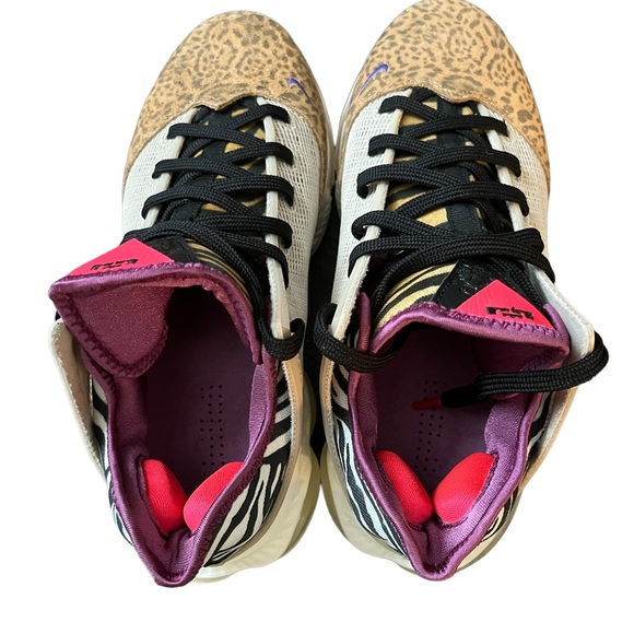 Nike LeBron 19 low safari sneakers basketball shoes  men's size 7.5 - Picture 6 of 8